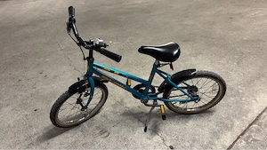 Kinderfahrrad 20 Zoll - Blau  Türkis Bild 2