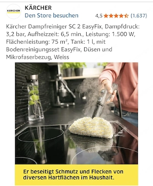 Kärcher Dampfreiniger  Bild 4
