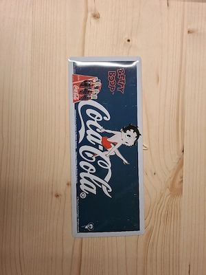 Betty Boop Coca-Cola - Vintage Blechschild - Retro Sammlerstück  Bild 3