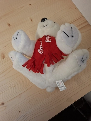 Coca-Cola Plüschtier Eisbär Bild 5