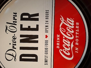 Coca-Cola Blechtablett im Retro-Design Bild 3