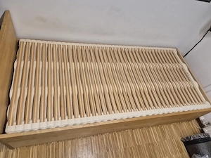 Holzbett, Ahorn, 200 x 90 x 42 cm Bild 3