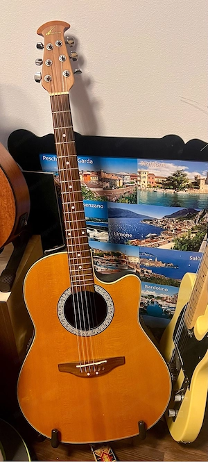 Verkaufe bzw Tausche Ovation Westerngitarre gegen Klassikgitarre Bild 2