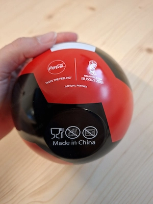 Coca-Cola FIFA world cup RUSSIA 2018 Metall-Sammelball Bild 5