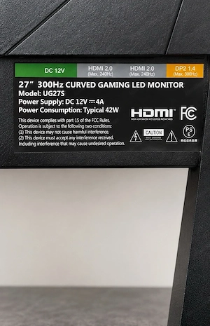 Z-EDGE UG27S   27 Zoll Curved Gaming Monitor mit 300 Hz Bild 3