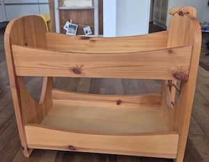 Puppen Stockbett Vollholz Bild 5