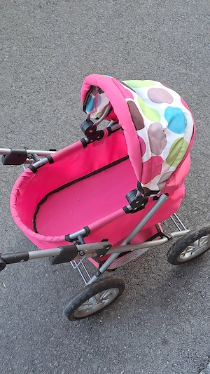 Kinderpuppenwagen samt Küche - schönes Spielzeug Bild 2