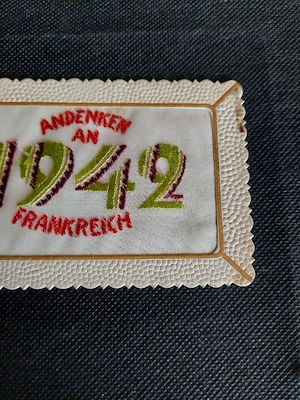 Historische Seidenpostkarte 1942 Bild 3