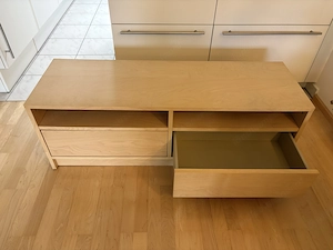 Fernsehkasten IKEA mit Tip On Schubladen Bild 4