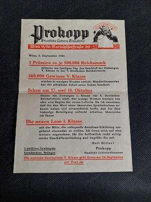 Historische Prokopp Lotterie  Bild 2