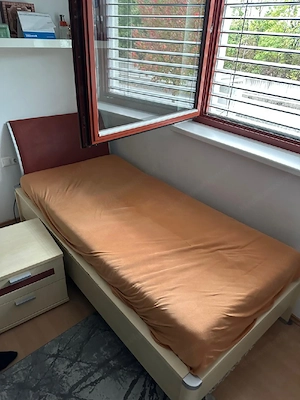 Bett 90 x 200 mit Lattenrost und Matratze  Bild 3