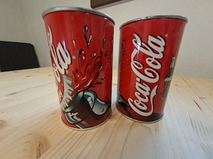 Coca-Cola Plüsch Eisbär in der Dose - Sammlerstück ca um 2000  Bild 5
