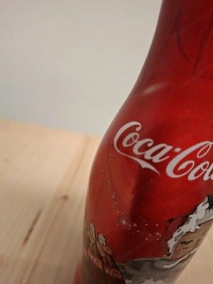 Coca-Cola Aluminium-Sammlerflasche 2012 - ungeöffnet Bild 6