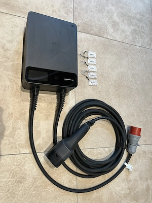 Wallbox 11kW mit APP RFID, 7,5m Typ2, Ladestation, Schwarz Bild 4