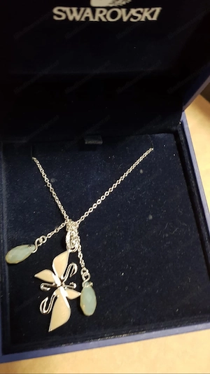 Neue Swarovski Schwananhänger mit Halskette OVP Bild 2