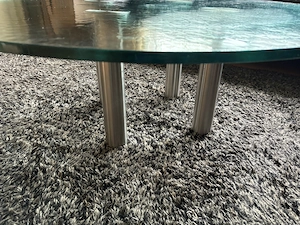 Glas-Couchtisch 110 cm Bild 2