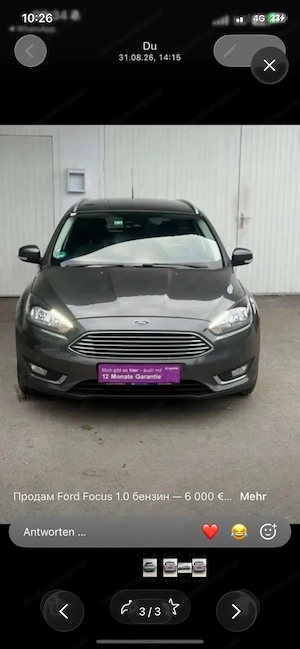 Ford Focus 1.0 EcoBoost Titanium   2016   Neues Pickerl bis 11 2027 Bild 3