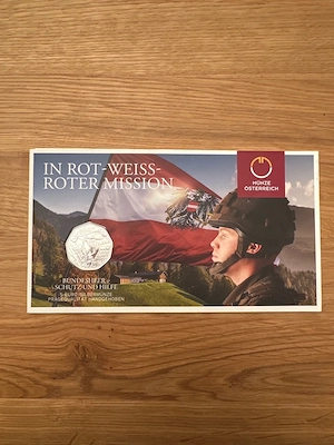 Münze Österreich "In Rot-Weiss-Roter Mission" Bild 4