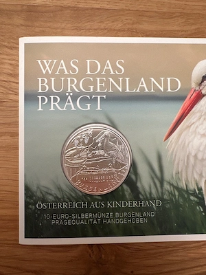 Münze Österreich "Was das Burgenland prägt"