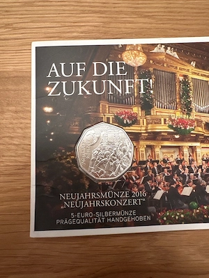Münze Österreich "Auf die Zukunft" Bild 1