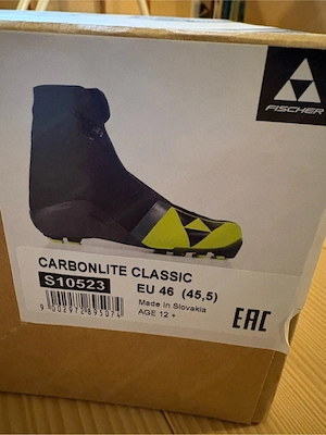 Langlaufschuh Klassik Fischer Carbonlite EUR46 Bild 5
