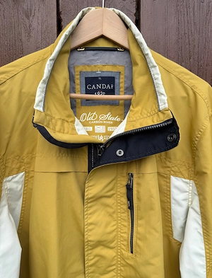 Canda Old Sailor Herrenjacke Gelb mit weißen Streifen   Übergangsjacke Bild 2