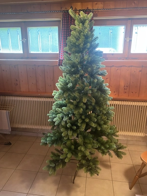 Weihnachtsbaum inklusive Baumständer und LED Kerzenset Bild 3