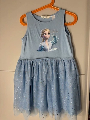 H&M Elsa Kleid Frozen Gr. 110 116