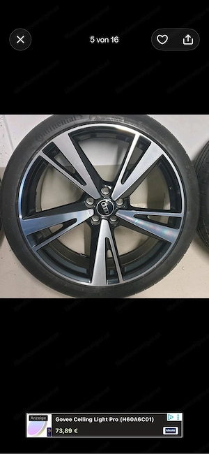 orginal Audi Felgen 21 Zoll Bild 5