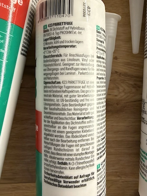 Parkettfuge Dichtstoff Bild 3