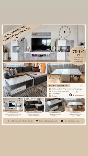 Wohnzimmer Möbel Esstisch Bild 3