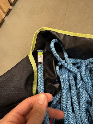 Edelrid Heron EcoDry 9,8mm Einfachseil 60m - neuwertig Bild 3