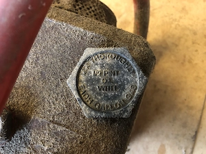 Alte Motorsäge, Kettensäge Bild 9