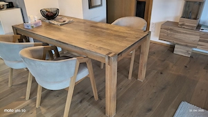 Esstich Eiche Massiv  Bild 2