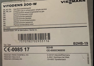 D-Lindau: Viessmann Vitodens 200-W Gas-Brennwerttherme (19 kW) v. 2017 Bild 5