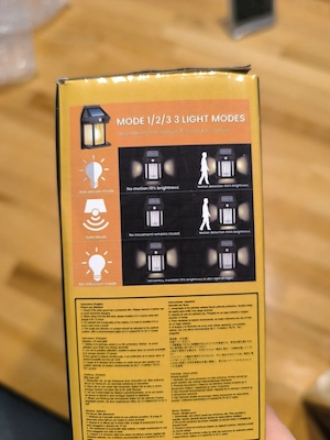 Solar-Außenleuchten mit Bewegungssensor (2er-Set)   Neu  Bild 3