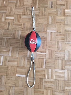 Doppelendball aus dickem Echtleder Bild 2