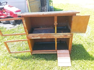 Hasenstall mit 2 Stockwerken Bild 4