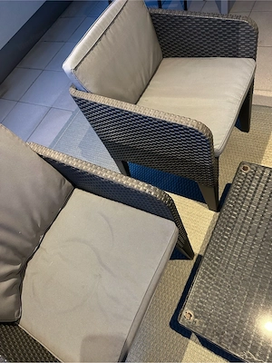 Gartenlounge inkl. Tisch & 2 Stühle Bild 3