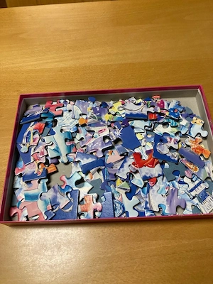 Glitter Einhorn Puzzle Ravensburger Bild 2