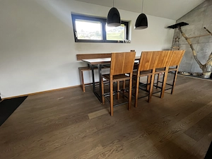Schreiner Essgrube aus massiv Nussholz. Bild 2