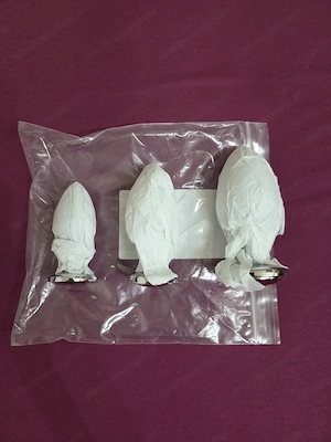 Anal Plug; 3er Set aus Metall UNBENUTZT Bild 2