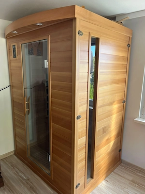 Dewello Infrarotkabine   Infrarotsauna mit Musik, Licht & Ionisator Bild 3