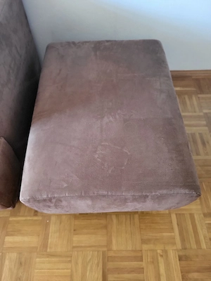 Sofa mit Zusatzhocker Bild 4