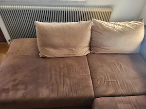 Sofa mit Zusatzhocker Bild 2