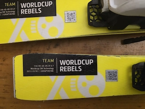 HEAD Worldcup Rebels Team Kinderski   110 cm inkl. Bindung Bild 2