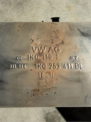 Original VW Golf 6 GTI Abgasanlage komplett   Endschalldämpfer & Mittelschalldämpfer Bild 3