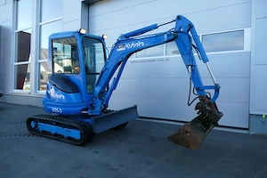 Kubota U25 -3 Minibagger Bagger mit Kabine Bild 4