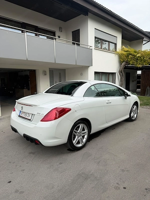 Cabrio Peugeot 308cc  perlweiss, BJ 2013 68.000km!, 8 fachbereift  Sommerauto!ereifth Bild 2