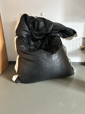 Sitzsack aus Leder Bild 2